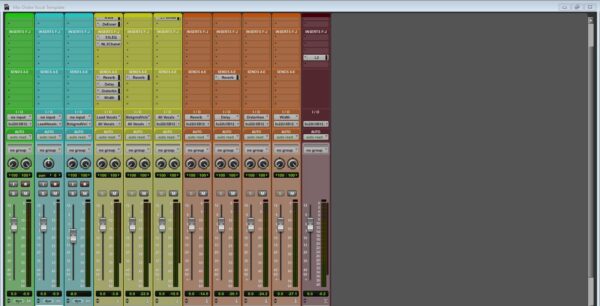 Drake Pro Tools Mixing Template | Screenshot