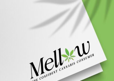 Mellow Canabis Logo Mock