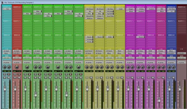 TAGAudio STDRD Pro Tools Mixing Template SS 02