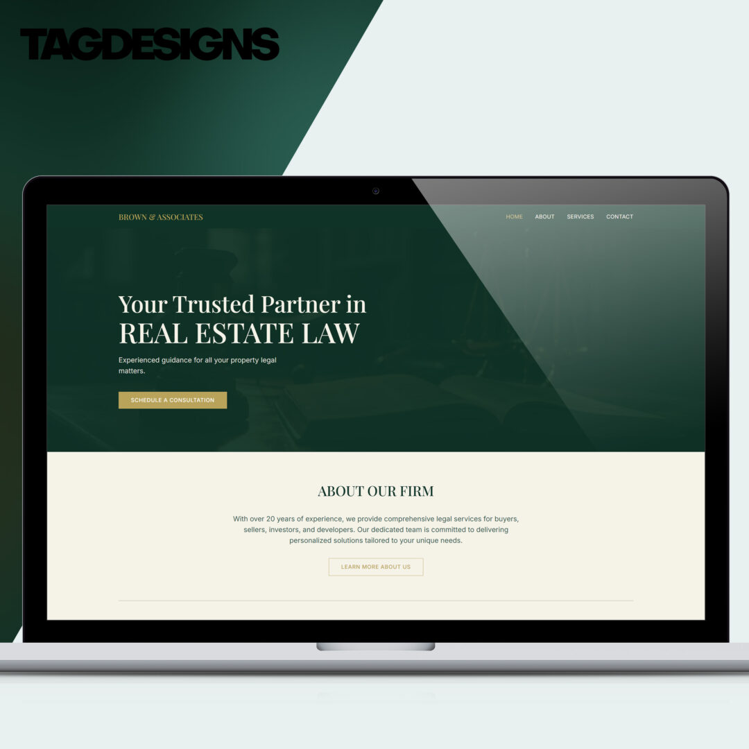 Brown & Associates Website Mock