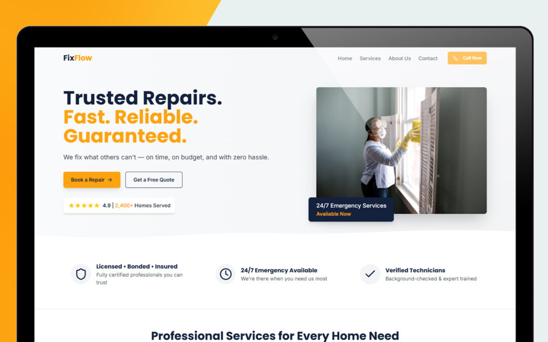 FixFlow – Emergency Home Repair Service