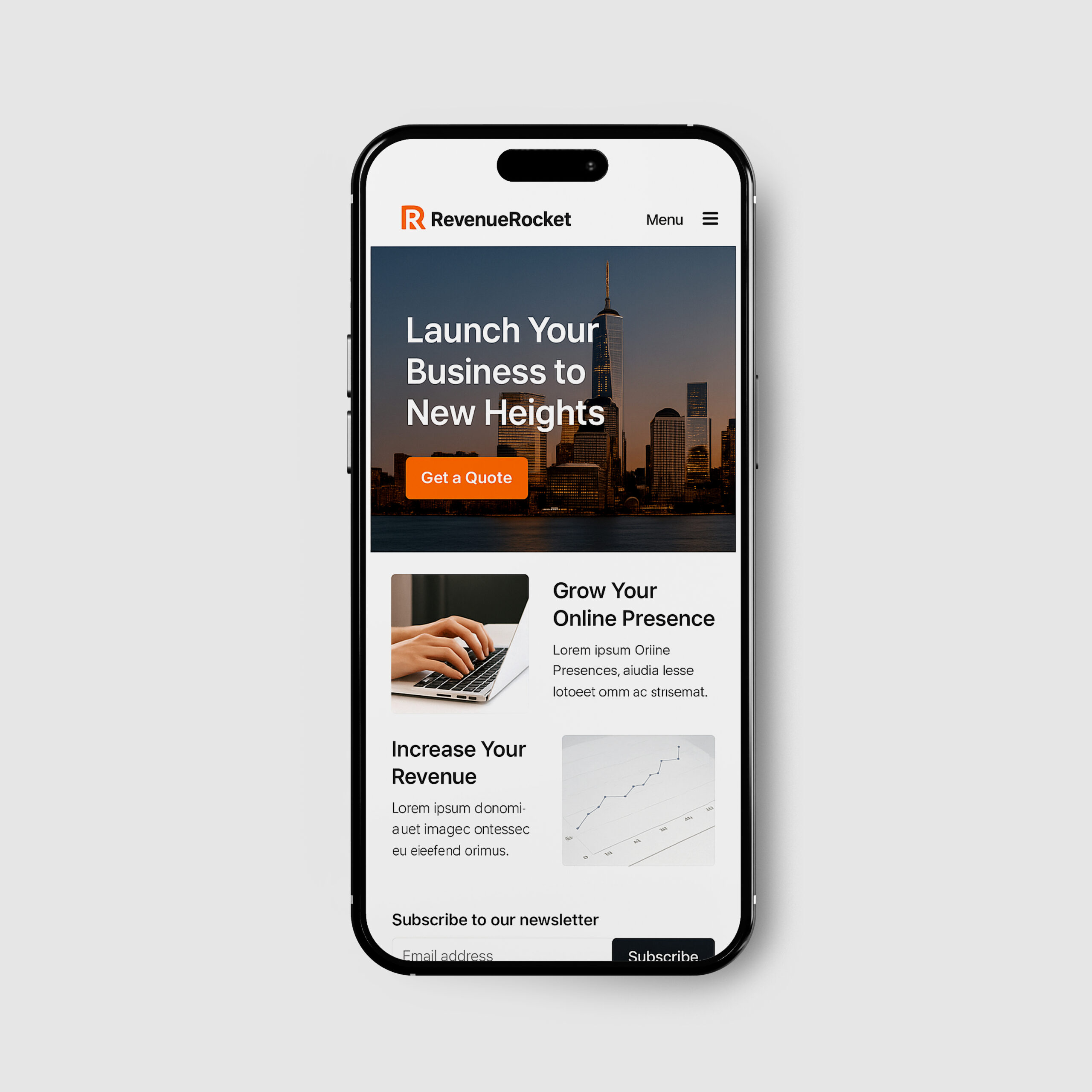 Mobile-Website-Mockup Graphic Design Services | TAGDesigns — Expert Logo, Web & Print Design